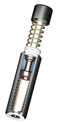 Industriestoßdämpfer in 3D